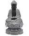 Small Shakyamuni Meditating Buddha Statue on a Lotus Pedestal