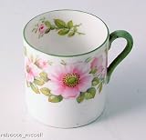 Review staffordshire  / Antique Hand Painted Staffordshire Coffee Cup Can