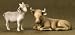 Willow Tree Ox and Goat Nativity Figurine Set