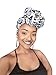 Black and White African Print Headwrap