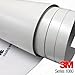 3in x 5in (SAMPLE SIZE) 3M SATIN White S10 Scotchprint Car Wrap Vinyl Film 1080 Series