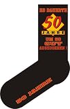 Produkt-Bild: Fun Socken Einheitsgr&ouml;&szlig;e 40-45 Es dauerte 50 Jahre um so gut auszusehen!