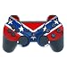 Confederate Flag Design Skin Decal Sticker for the PS3 (Playstation 3) Controller