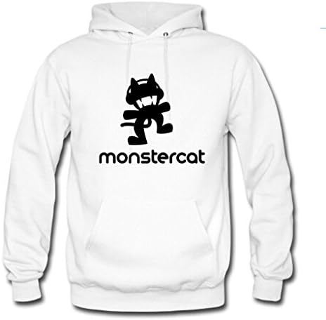 Xialaoji Personzlied Monstercat Men's Classic Hoody Hoodie Hooded Sweatshirt White Small