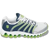 K-Swiss Men's Tubes Run 100 Running Shoe (Wht/Nvy/Sil/Lim)