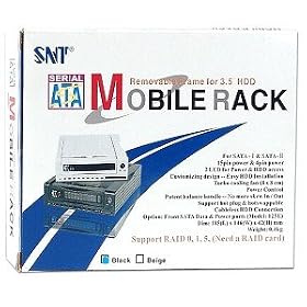SNT Serial ATA 3.5" Removable Mobile Rack Enclosure