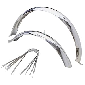 Avenir Cruiser Fender Set,Chrome, 26 Inch by