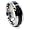 8mm Black Titanium Carbon Fiber Ring Wedding Band Men's Wedding Rings Men's Engagement Bands Designer Rings Size (5)