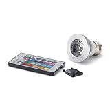 HDE® Remote Controlled 16 Color Led Spotlight Bulb