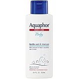 Aquaphor Baby Gentle Wash and Tear Free Shampoo, Fragrance Free Mild Cleanser, 8.4 Ounce