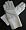 Budget foil/epee/sabre leather palm glove