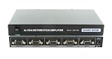 1x4 (1:4) 4-Way VGA RGBHV PC HDTV Video Distribution Amplifier Splitter