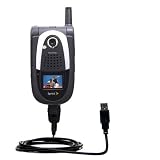 Classic Straight USB Cable for the Sanyo MM-7500 with Power Hot Sync and Charge capabilities - Gomadic Brand w/ TipExchange Technology