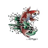 Ed Hardy Koi Temporary Tattoo