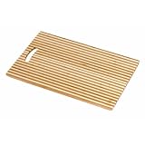 Island Bamboo HC18MG Cuisin-Aire Honey Stripe Cutting Board with Handle, 18-Inch by... by Island Bamboo