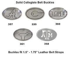 Collegiate Classic & Vintage Belt Buckles