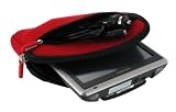 rooCASE (Flamming Red) Neoprene Sleeve Case for Garmin nuvi 1490 / 1490T 5.0-inch