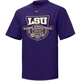 2008 Nike LSU Tigers BCS National Championship Bowl Bound Short Sleeve Tee