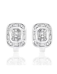 14k WHITE GOLD WOMENS EARRING LE-3067 DIAMOND 0.71CT TW