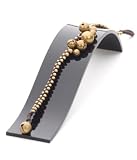Hanging bead brass gold chain ankle bracelet anklet 41 zX7Is SL. SL160 Hanging bead brass gold chain ankle bracelet anklet