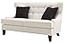 Armen Living LCSK2WH Skyline Cream Bonded Leather Loveseat