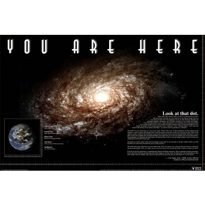You Are Here Poster ~ Solar System Galaxy ~ Exclusive 