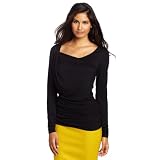 Three Dots Women's Draped Top