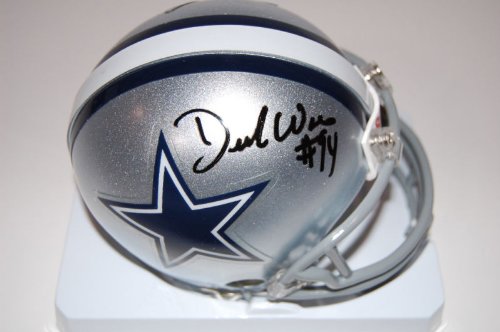 DeMarcus Ware Autographed Dallas Cowboys Replica Mini Helmet