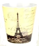 Boston International Decorative Melamine Waste Basket In Eiffel Tower Design