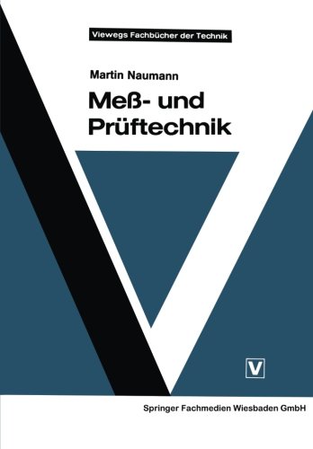 Meß- und Prüftechnik (Viewegs Fachbücher der Technik) (German Edition)