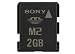 Sony MS-A2GN 2GB Memory Stick Micro M2 (Retail Packaging)