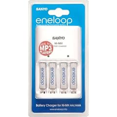 Sanyo Eneloop Ladeger�t inkl. 4x Micro AAA R3 Akkus
