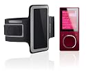 Zune 8 GB Digital Media Player with Belkin Armband (2nd Generation) (Red)