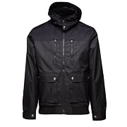 Jack & Jones - Sagitar Mens Black Hooded jacket