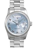 Rolex Day Date Blue Roman Dial President Bracelet Mens Watch 118206BLR