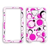 Colorful Circles on Pink HTC Aria Hard Case/Cover/Faceplate/Snap On/Housing ....