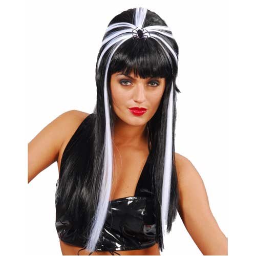 Adults Quality Fancy Dress Accessory Black Widow Wig