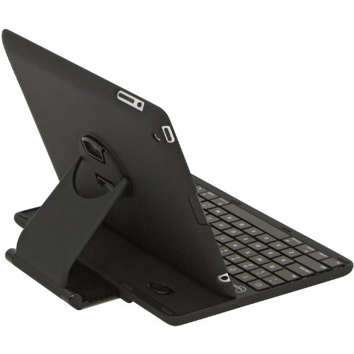New Trent IMP38B Airbender ClamShell Keyboard Case for the NEW iPad, iPad 2, Bluetooth keyboard /w matte finish compatible with the NEW iPad, iPad 2 3G Tablet, WIFI Model, 16GB, 32GB, 64GB, with multi adjustable angles and removable stand (the UPGRADED VERSION of IMP39B Embassy)