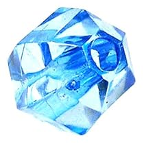 Blue Plastic Disk Beads (40 pcs) 12mm 035801