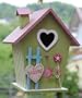 Dekorativer Nistkasten (Herz-Gr�n) -Vogelhaus-Vogelh�uschen-sauberste Verarbeitung-Vogelhaus Garten Deko