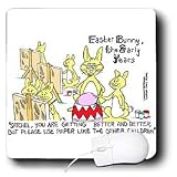 Londons Times Funny Holidays Cartoons - Easter Bunny the Early Years - Mouse Pads