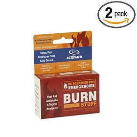 Burn Stuff First Aid Antiseptic and Topical Analgesic, 8-Count Box (Pack of 2)