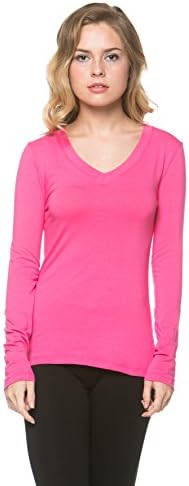 Ruth Basic T-Shirt V-Neck Long Sleeve