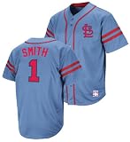 Majestic Ozzie Smith Cooperstown Heater Baseball Jersey (L=44)
