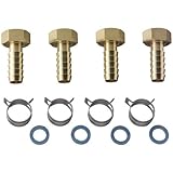 三栄水栓[SANEI] バス用品・空調通気用品 追焚配管部品 ペアホース金具セット 【T421-4S-15A】