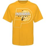NBA adidas Indiana Pacers Primetime T-Shirt - Gold (X-Large)