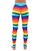 Tipsy Elves Rainbow Striped Fitness Workout Leggings for Women Size Small