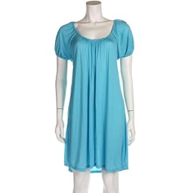 BCBGMAXAZRIA Ladies Carribean Blue Cover-up Tunic Dress
