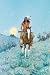 Outlier - Artist: Frederic Remington - Art Print Poster Size: 22.50 by 34.50 inches