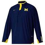 Nike Michigan Wolverines Navy Blue Safety Blitz Coaches Pullover Jacket